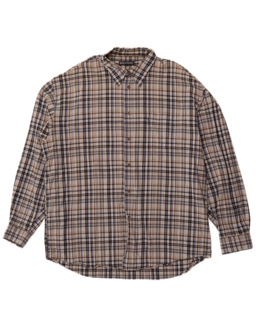 LERROS Camisa Hombre XL Algodón Cuadros Multicolor