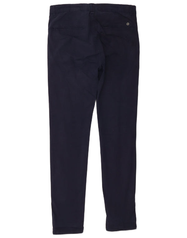 Zara Mens Slim Chino Pantalones EU 40 Medium W31 L31 Azul Marino