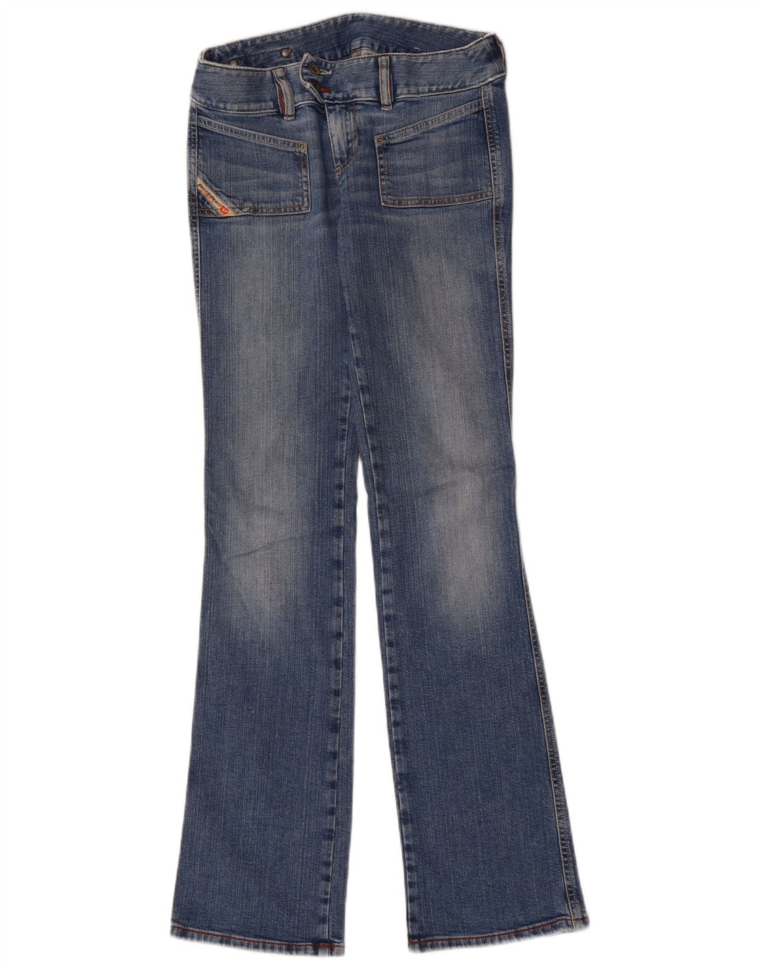 Diesel Vaqueros Bootcut De Talle Bajo Para Mujer W28 L33 Algodón Azul