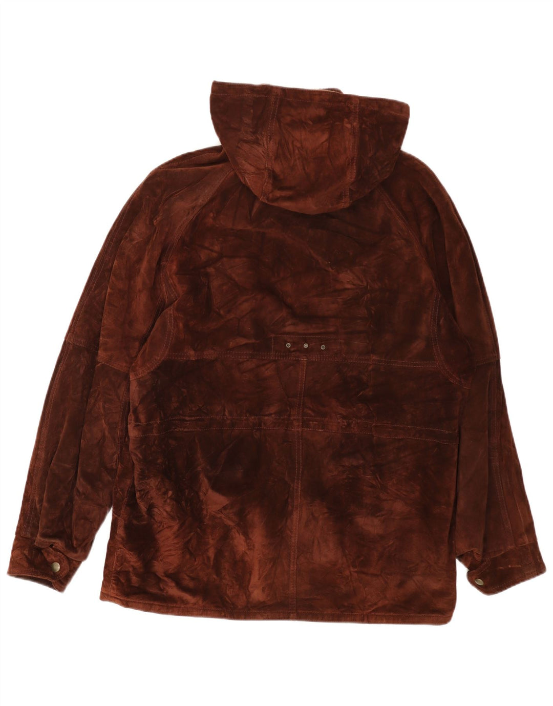 CONBIPEL Chaqueta de ante con capucha para hombre UK 40 Large Brown