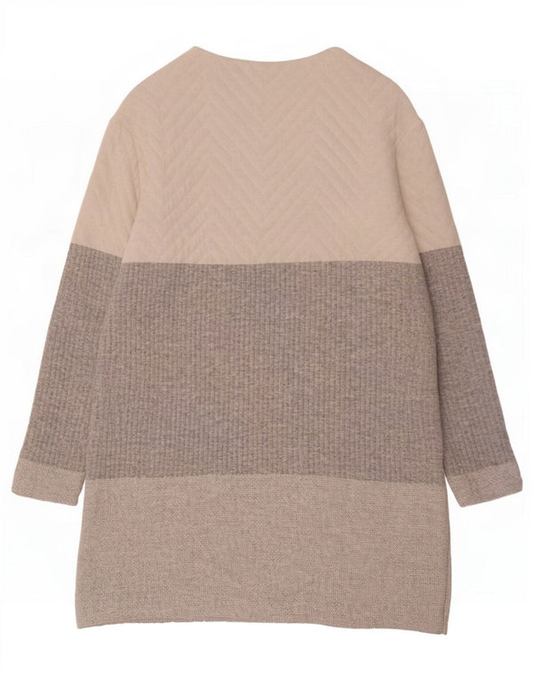 Zara Vestido tipo jersey para mujer UK 40 Pequeño Poliéster con bloques de color multicolor