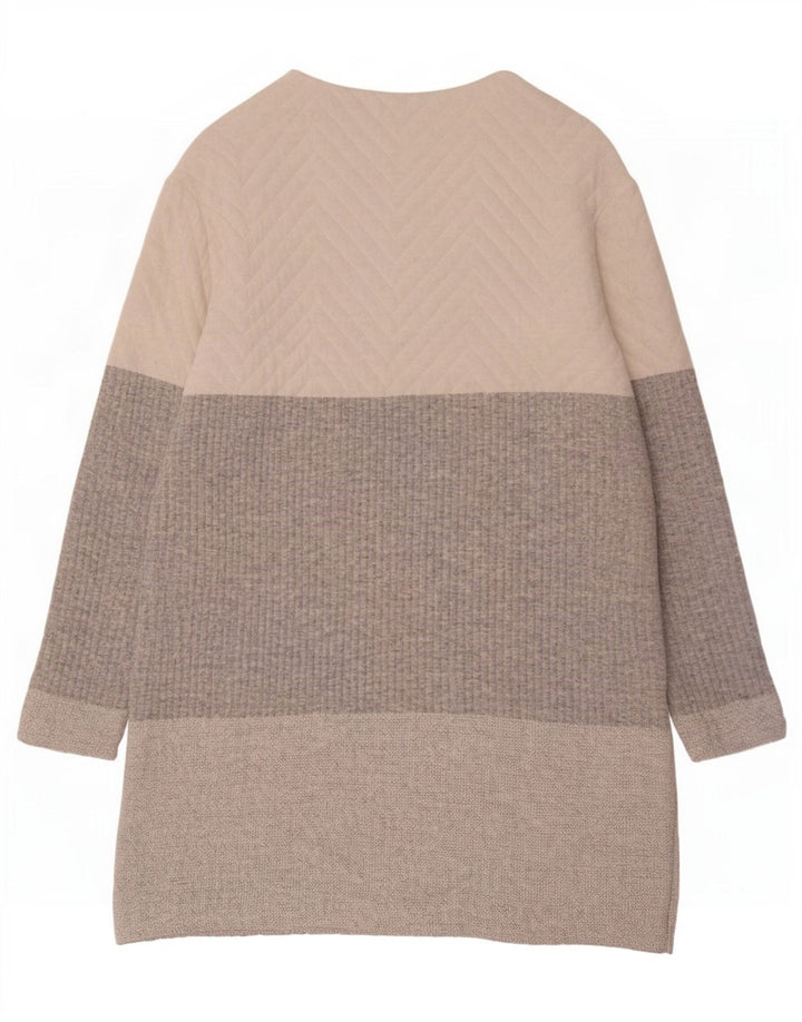 Zara Vestido tipo jersey para mujer UK 40 Pequeño Poliéster con bloques de color multicolor