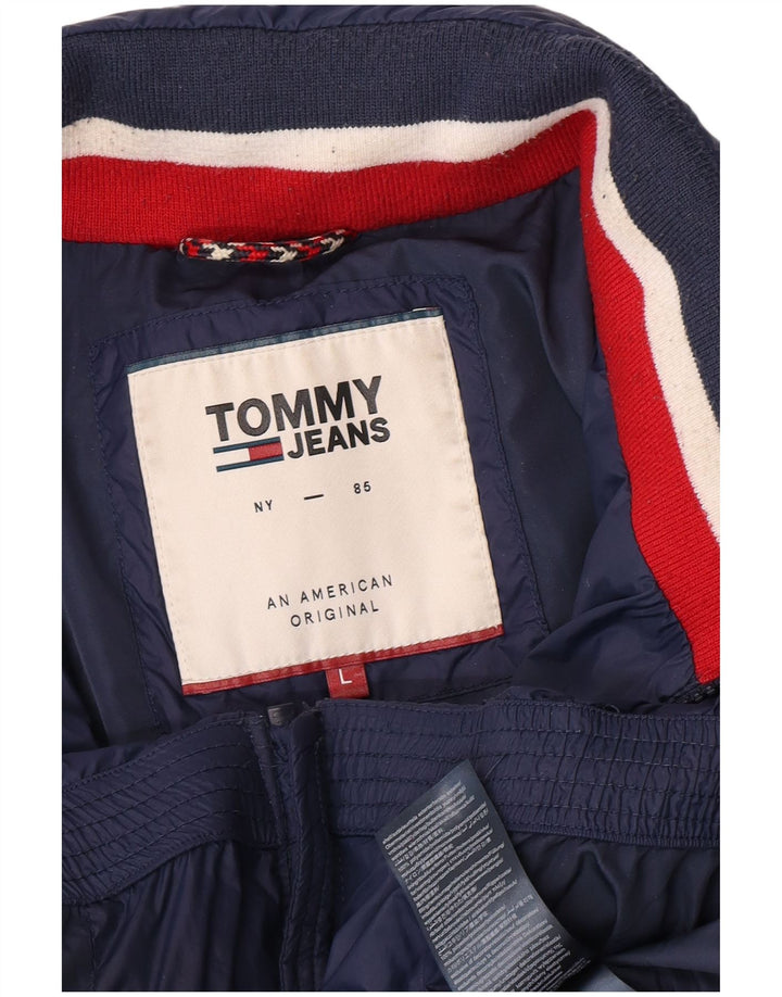 Tommy Hilfiger Chaqueta acolchada para hombre UK 40 Large Poliamida azul marino
