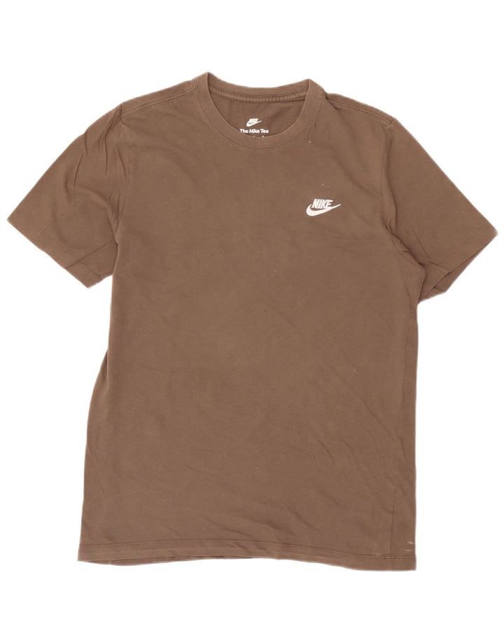 Camiseta Nike Hombre Top Gris Medio Algodón