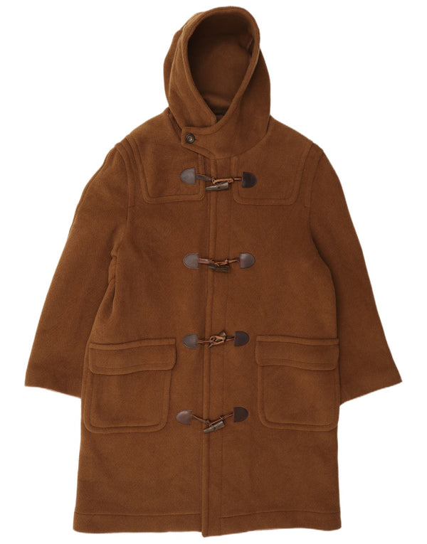 DAKS Trenca con capucha para hombre IT 48 Lana marrón medio