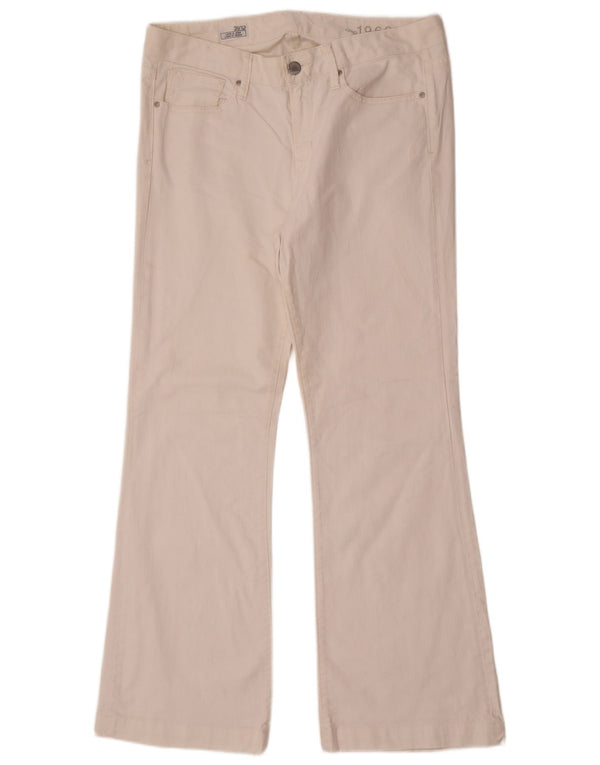 Gap Jeans Bootcut para Mujer US 12 Large W31 L31 Algodón Blanco