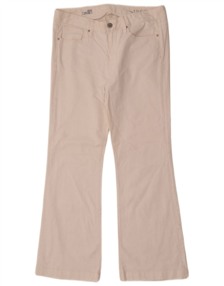 Gap Jeans Bootcut para Mujer US 12 Large W31 L31 Algodón Blanco