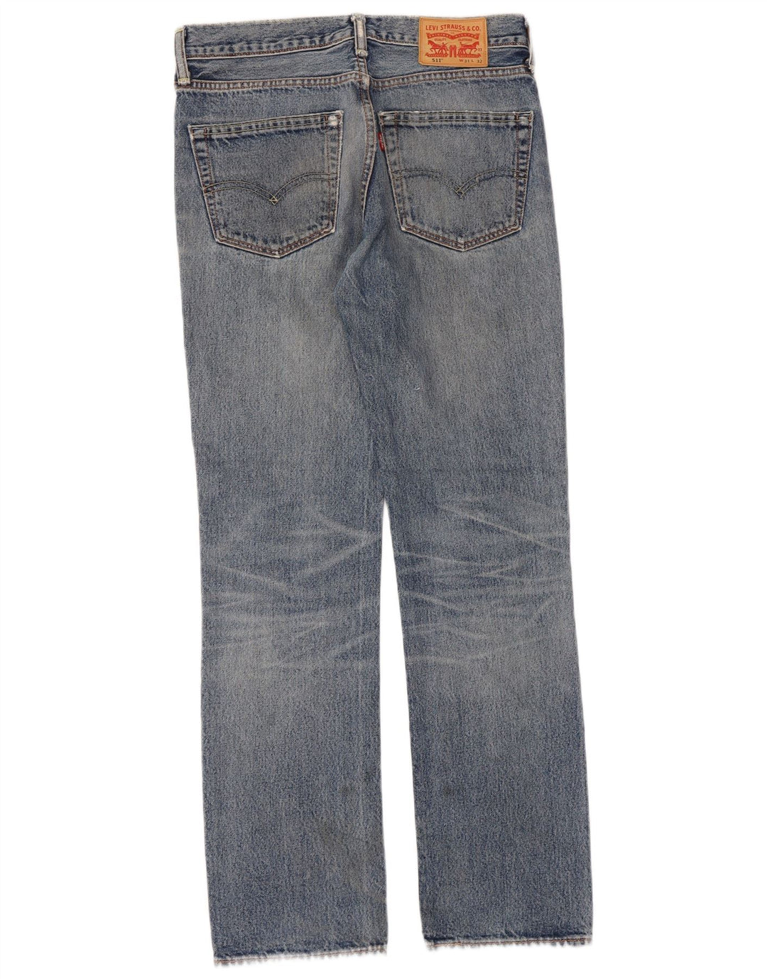 Levi's Hombre 511 Slim Jeans W31 L32 Algodón Azul