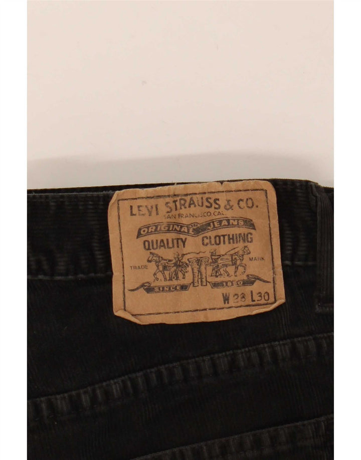 Pantalones de pana con corte bota para mujer Levi's W28 L30 Algodón negro