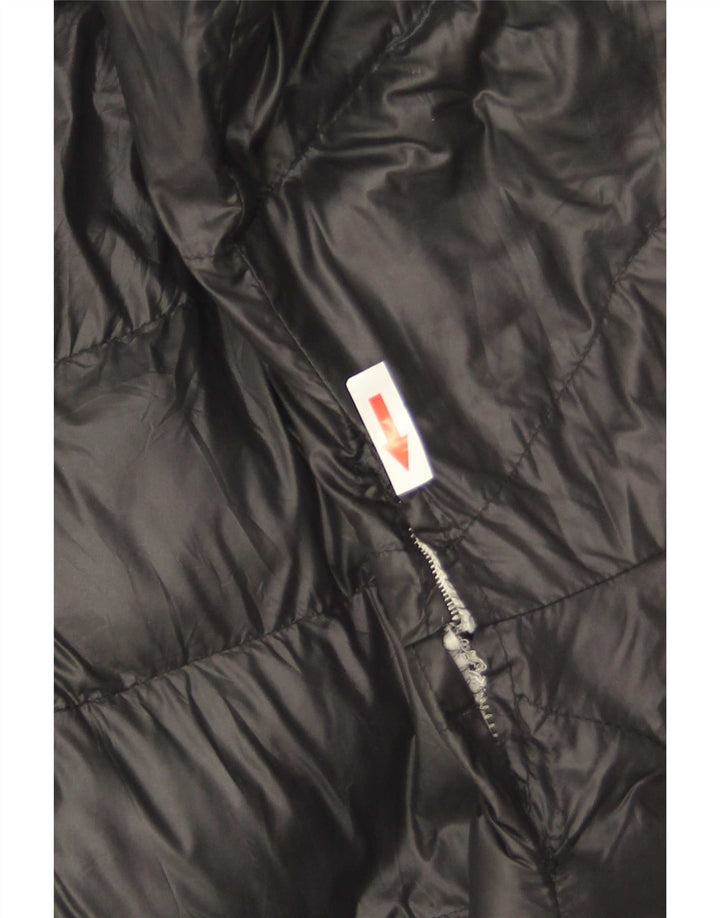 Barbour Chaqueta Acolchada Con Capucha Para Mujer UK 46 Grande Poliamida Negra