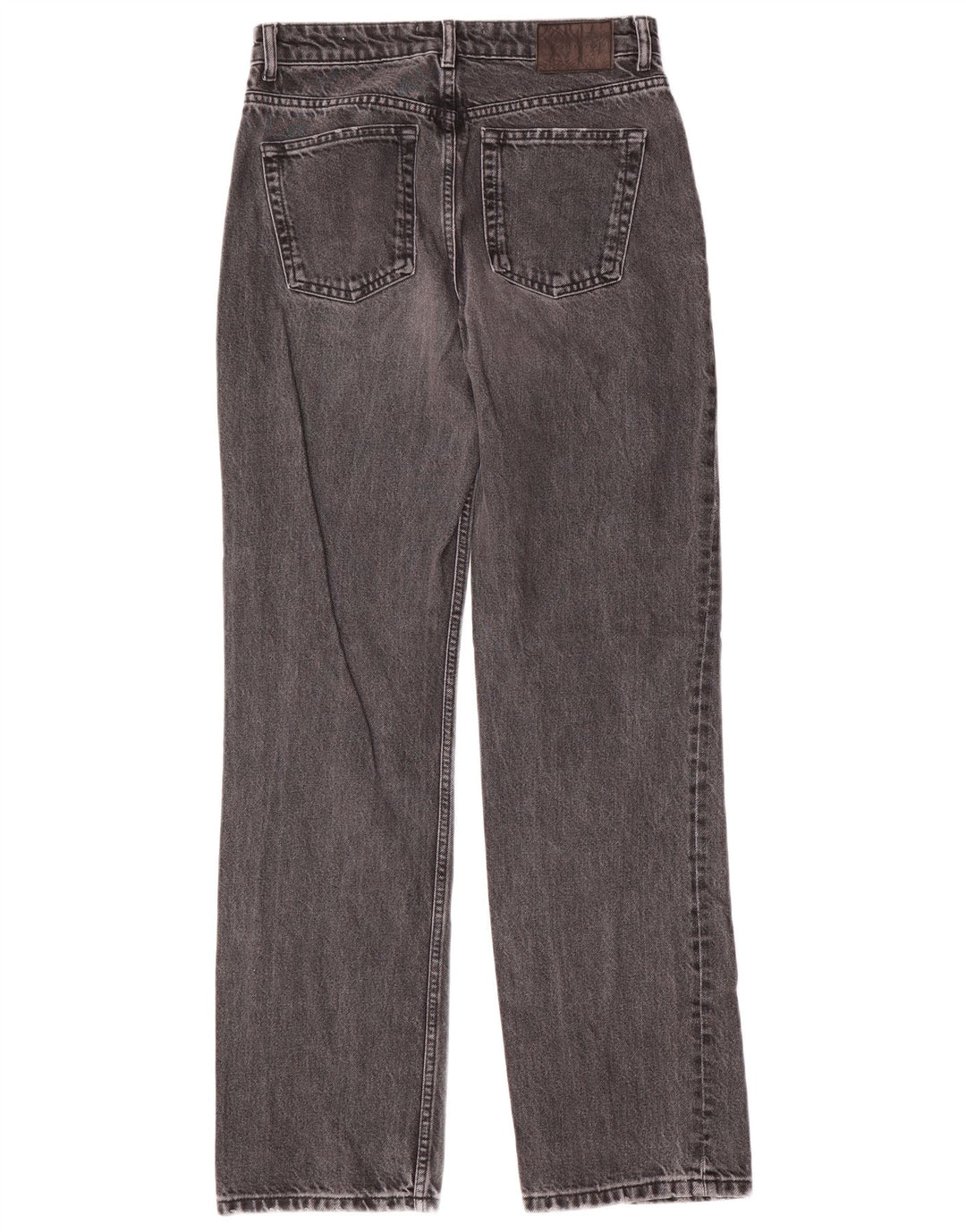 Zara Vaqueros rectos para mujer EU 38 Small W28 L32 Gris
