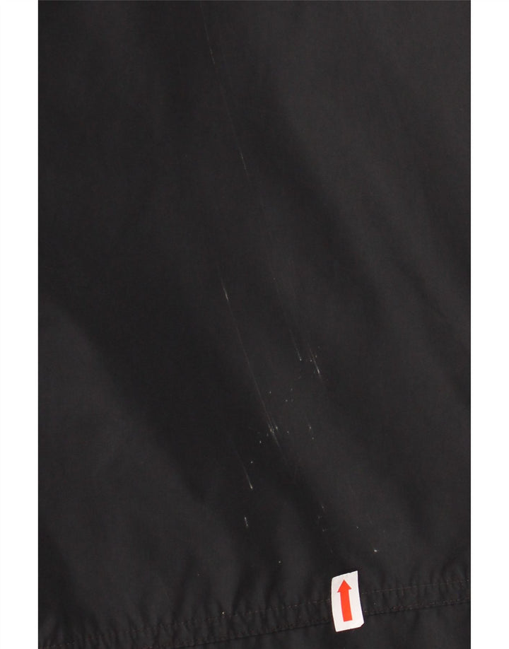 Adidas Abrigo cortavientos gráfico para hombre Reino Unido 38/40 Mediano Negro Poliamida