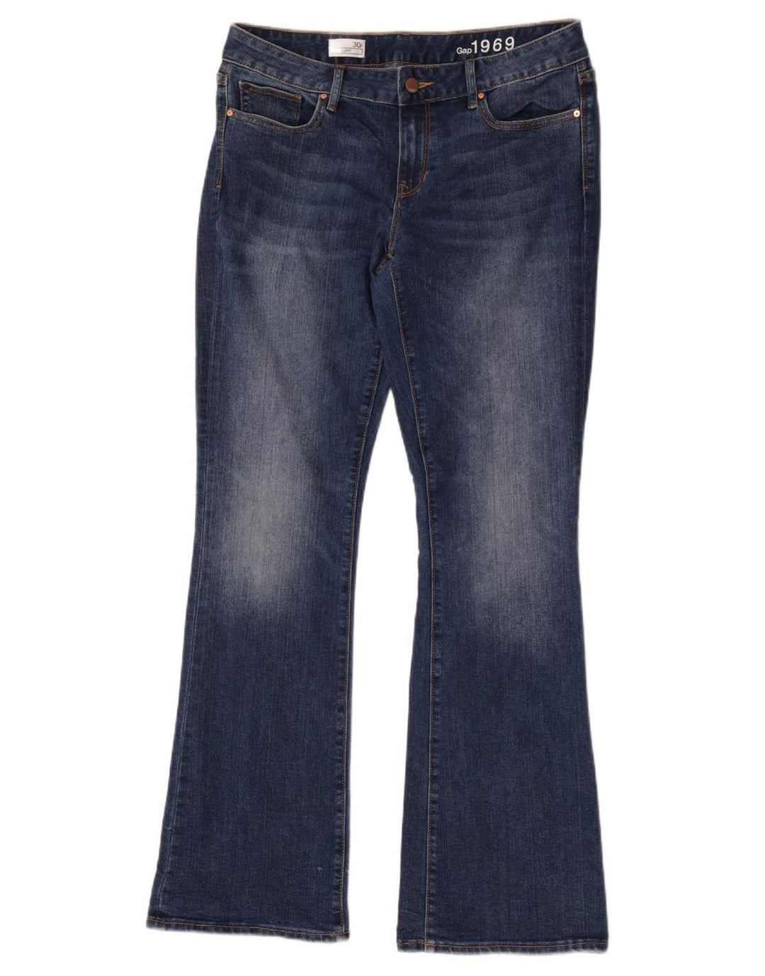 Gap Jeans Curvy Bootcut para Mujer US 10 Large W30 L33 Algodón Azul