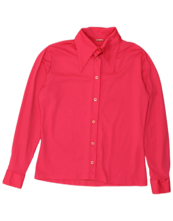 Blusa camisera para mujer Diolen Loft IT 42 Poliéster rosa medio
