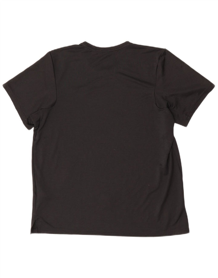 Nike - Camiseta Dri Fit para hombre, talla grande, poliéster negro