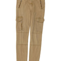 Zara Mujer Pantalones Cargo Slim EU 38 Small W28 L28 Beige