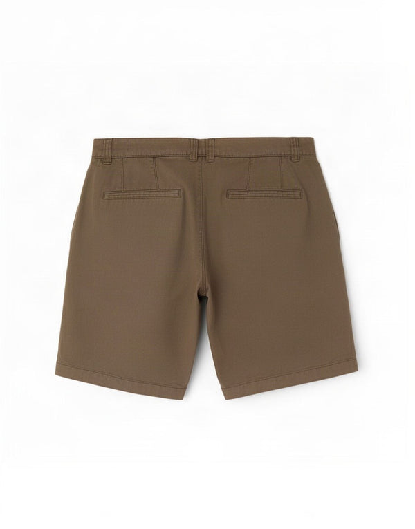 Dack's Pantalones cortos chinos de corte regular para hombre IT 48 Medium W32 Khaki Linen