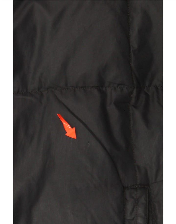 TOMMY HILFIGER Chaqueta acolchada con capucha para hombre UK 42 XL Poliéster negro