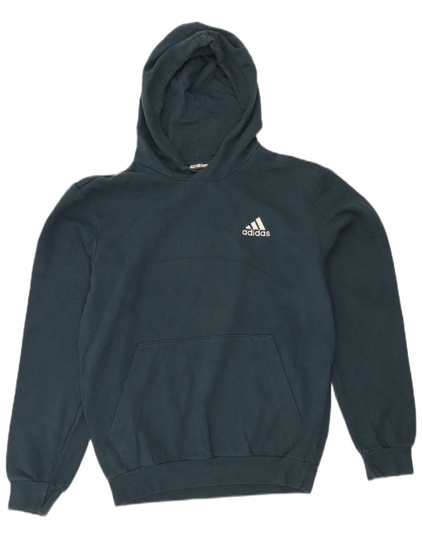 Adidas Hombre Sudadera Con Capucha Jumper Small Verde Algodón