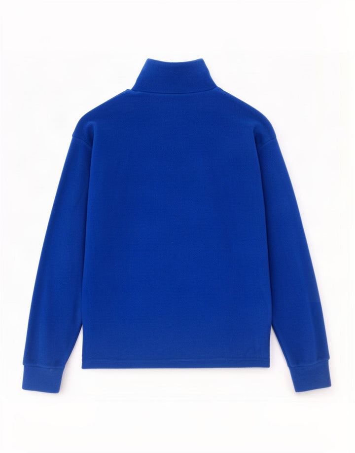Fila Jersey de forro polar con cuello y cremallera para hombre IT 52 Poliéster azul grande