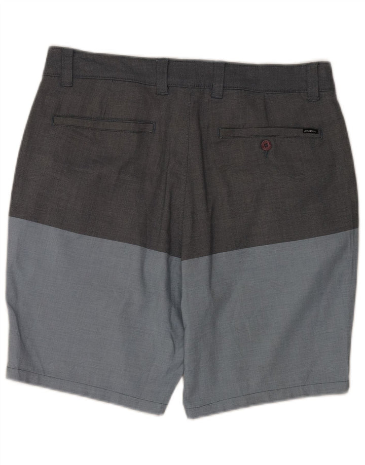 Pantalones cortos chinos O'Neill para hombre W33 Algodón color block gris medio