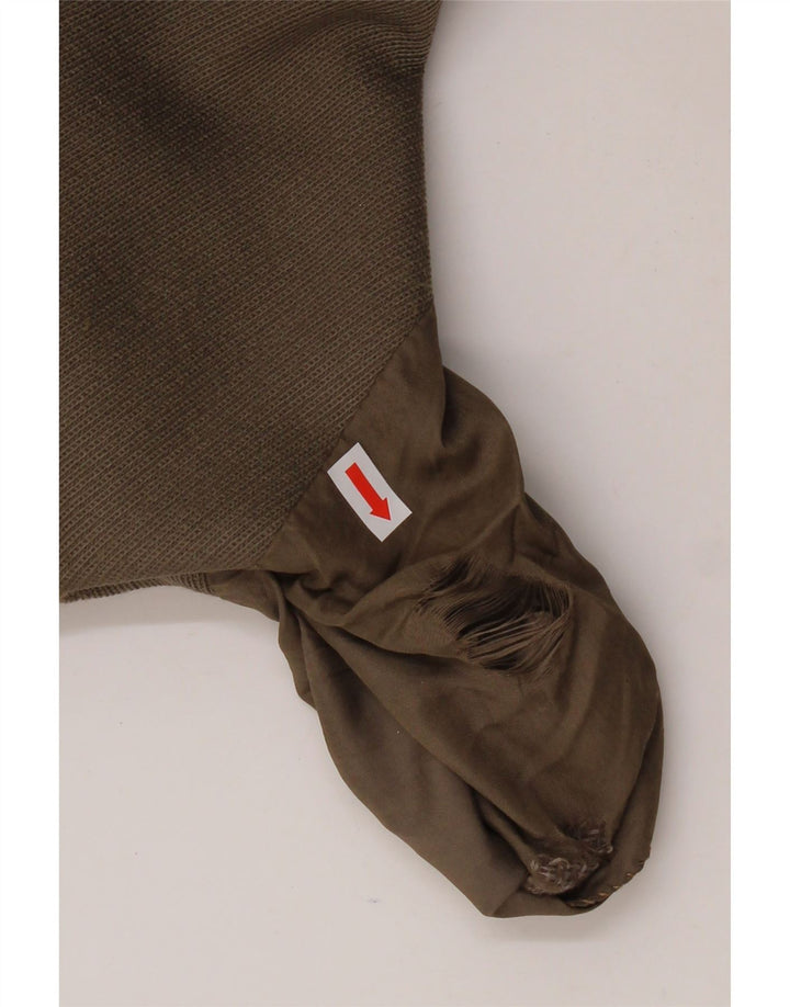 ALTHOF PETIT PARIS Womens Overcoat UK 10 Small Khaki