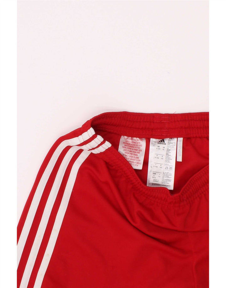 Adidas Chicos Climalite Sport Shorts 9-10 Años Rojo Poliéster