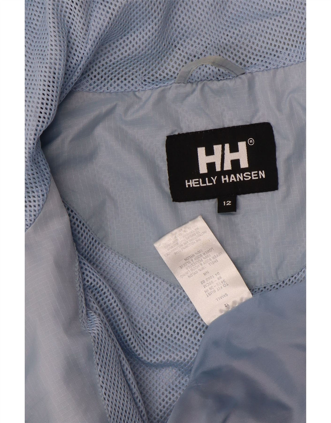 Helly Hansen Chaqueta cortavientos con capucha para niños 11-12 años Azul Colorblock