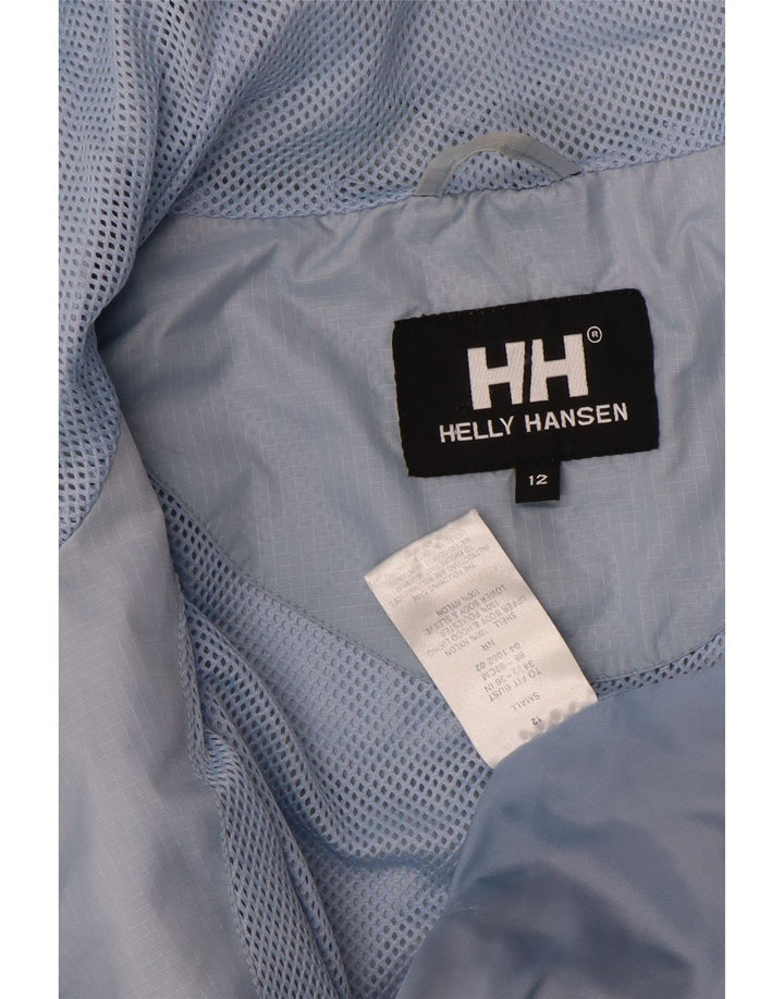 Helly Hansen Chaqueta cortavientos con capucha para niños 11-12 años Azul Colorblock