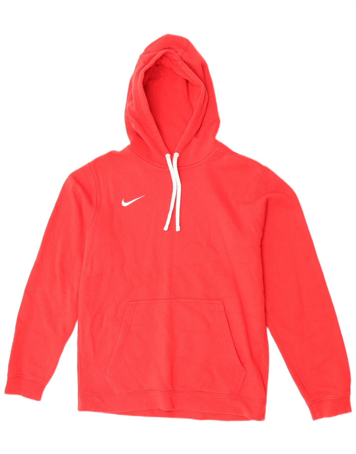 Nike - Sudadera con capucha para hombre, color rojo medio, algodón
