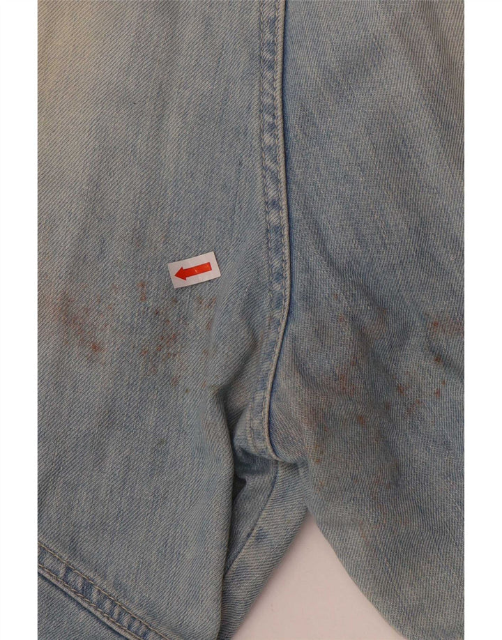 Iceberg Pantalones cortos vaqueros cargo para hombre W36 Algodón azul grande