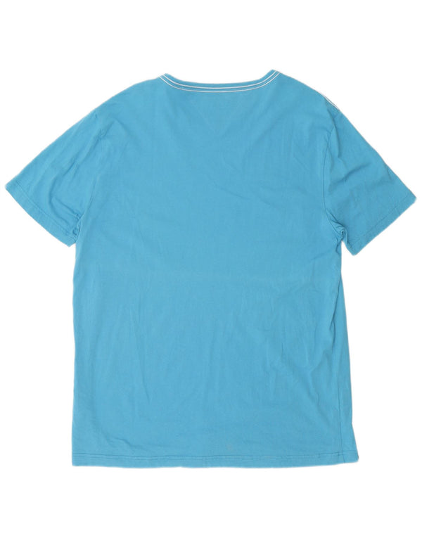 Tommy Hilfiger Camiseta gráfica para hombre Top 2XL Algodón azul