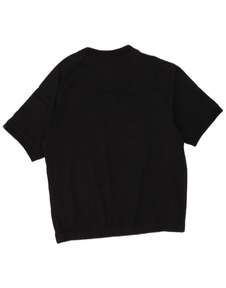 Adidas Hombre Sudadera De Manga Corta Jumper Small Negro Algodón