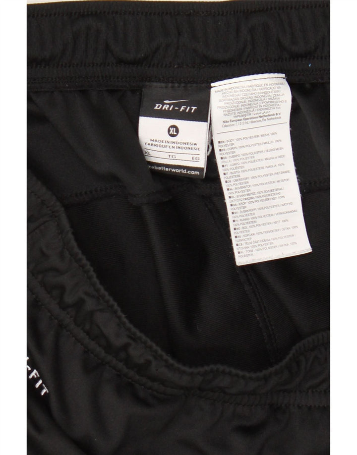 Nike Pantalones cortos deportivos Dri Fit para hombre XL Poliéster negro