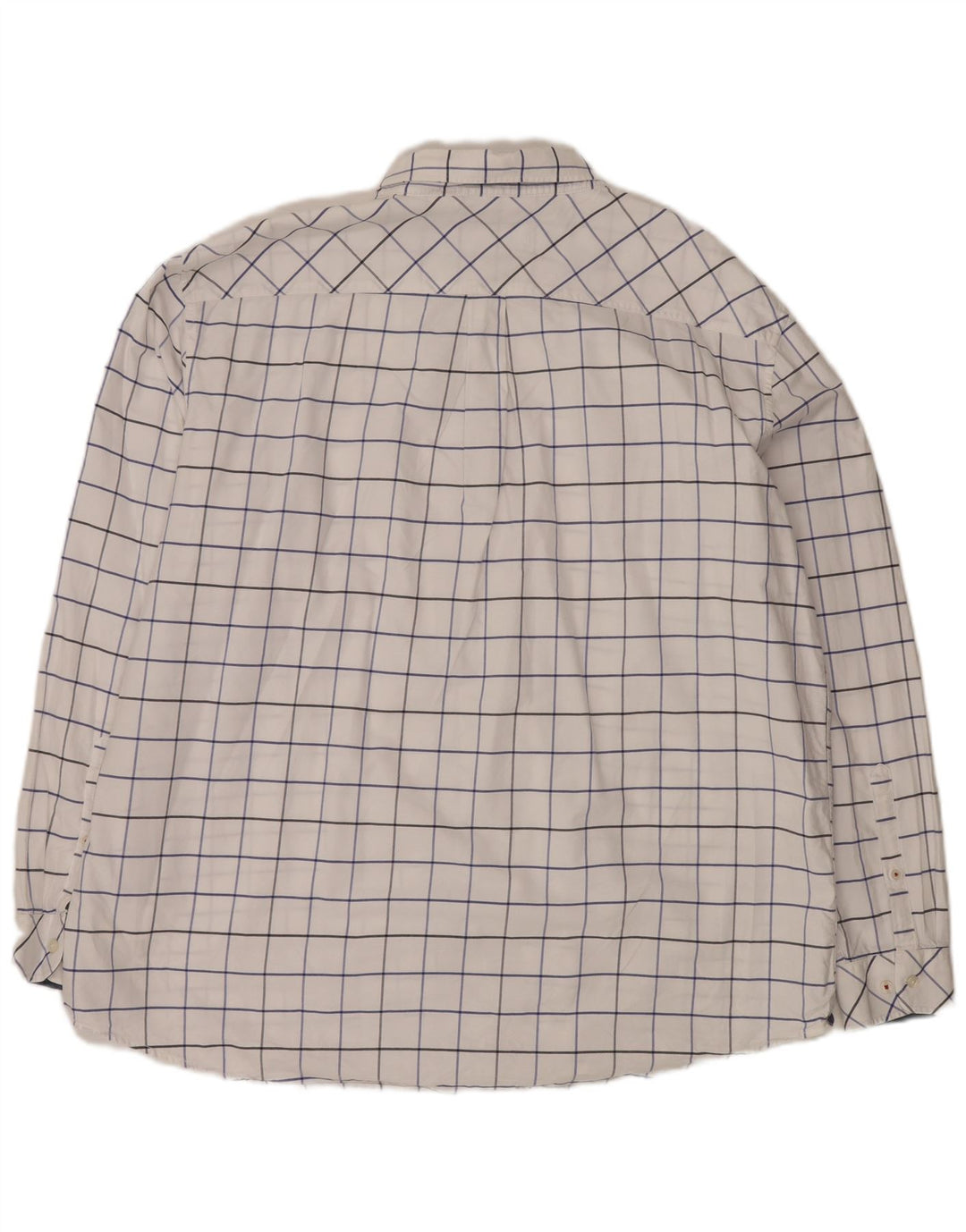 Camisa Joules Hombre Classic Fit 3XL Algodón A Cuadros Blanco