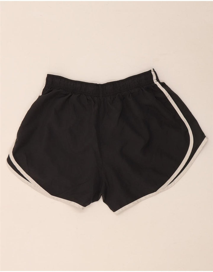 NIKE Pantalones cortos deportivos Dri Fit para mujer UK 12 Poliéster gris medio