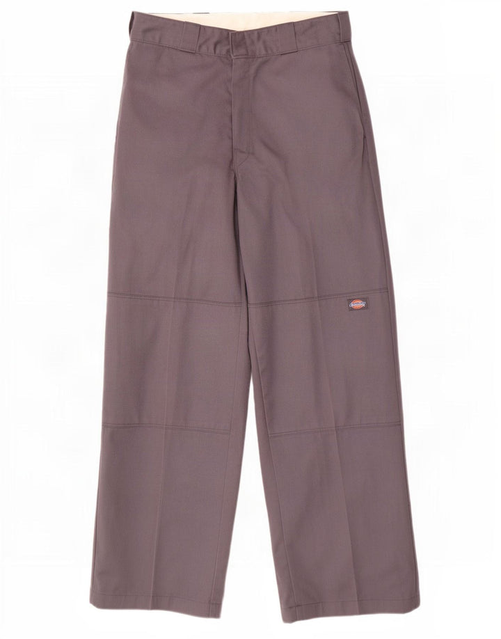 Dickies Pantalones cargo de pierna ancha para hombre W32 L32 Poliéster gris