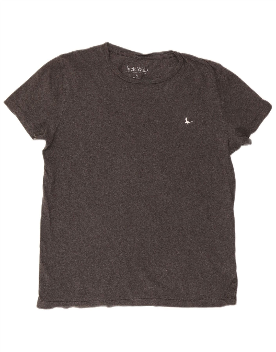 Camiseta Jack Wills Hombre Top Algodón Gris Medio