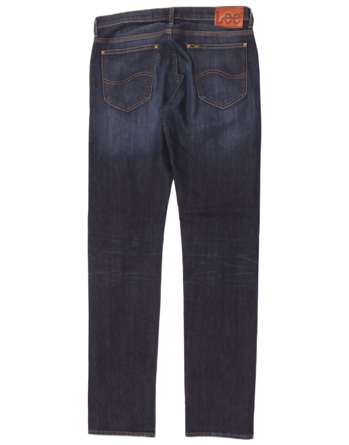Vaqueros Lee Daren Slim para Hombre W33 L36 Algodón Azul Marino