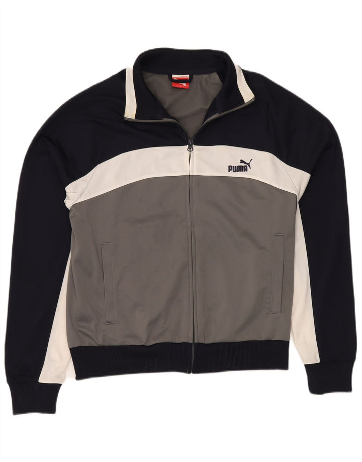 PUMA Chaqueta superior de chándal para hombre Poliéster con bloques de color multicolor mediano
