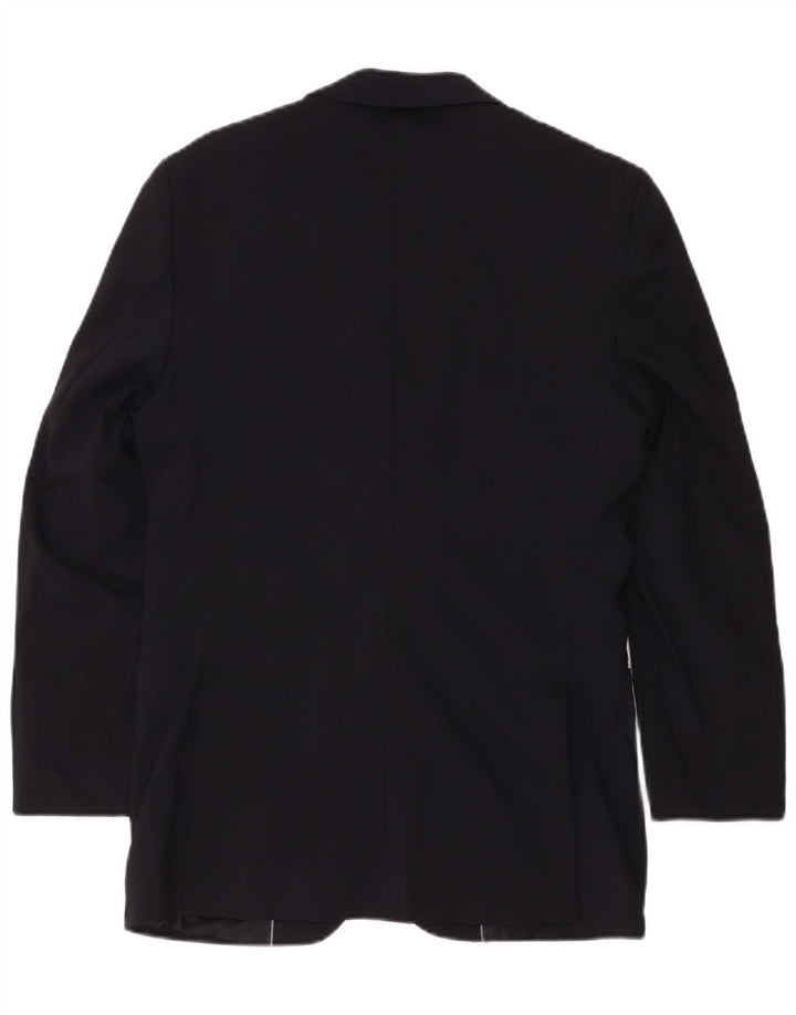 Massimo Dutti Chaqueta Blazer de 2 Botones para Hombre EU 46 Small Azul Marino