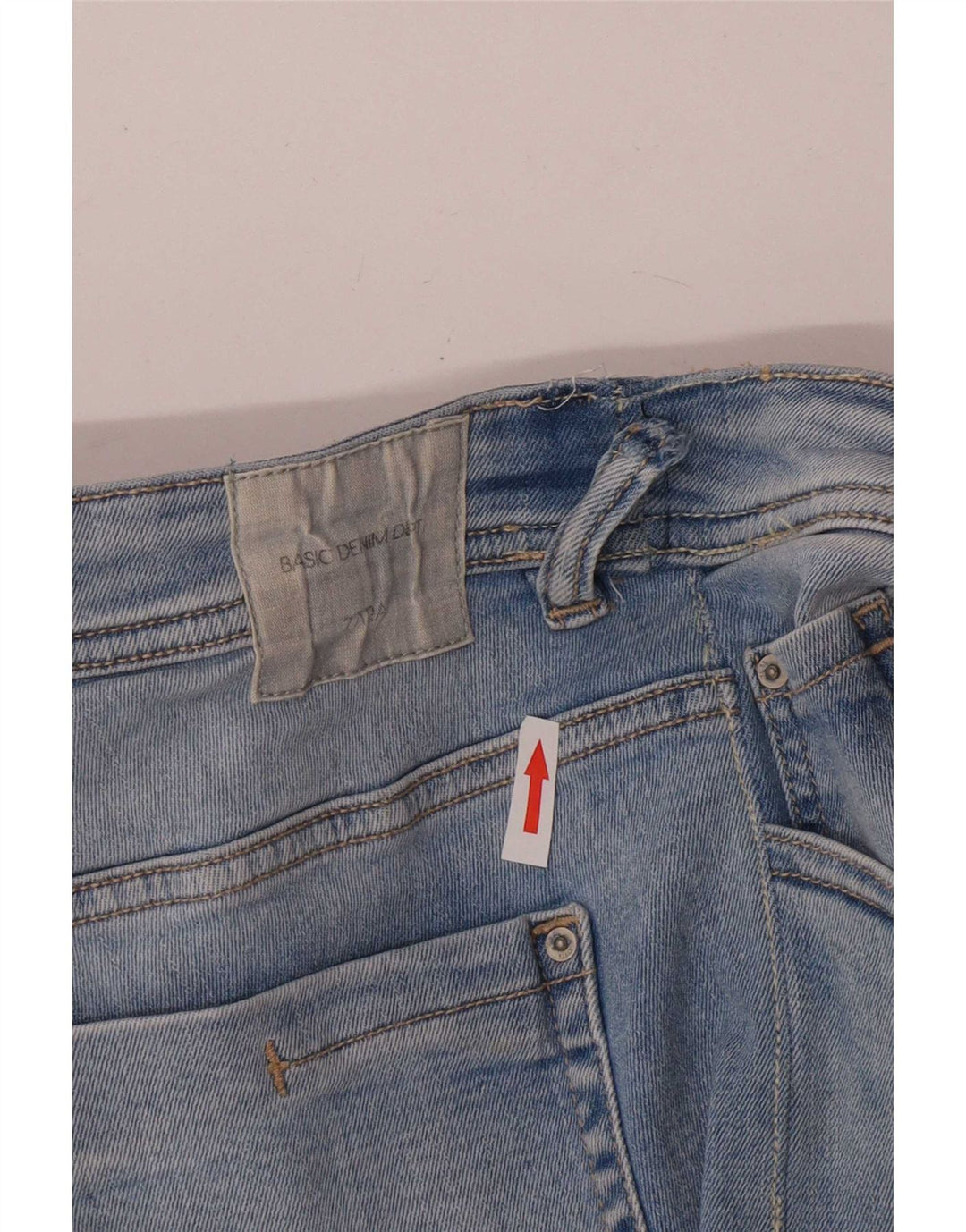 Zara Jeans Slim para Mujer EU 42 Large W32 L27 Azul