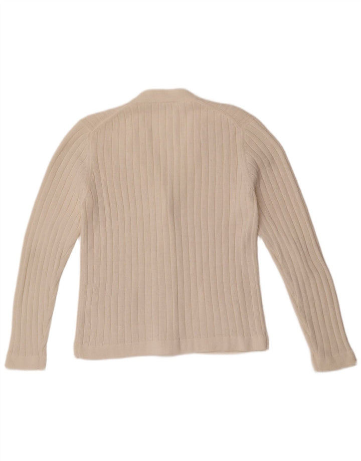 C & A Suéter tipo cárdigan para mujer EU 48 2XL Acrílico blanco