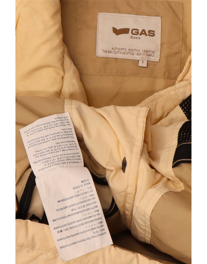 Chaleco acolchado para hombre Gas UK 40 Large Poliamida beige