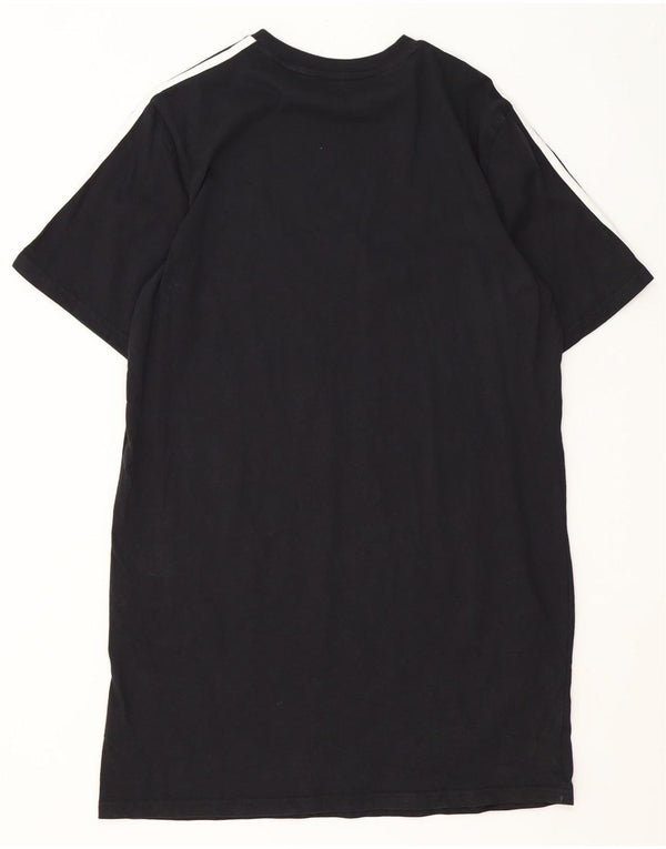 Adidas Vestido Camiseta Mujer UK 12/14 Mediano Negro Algodón