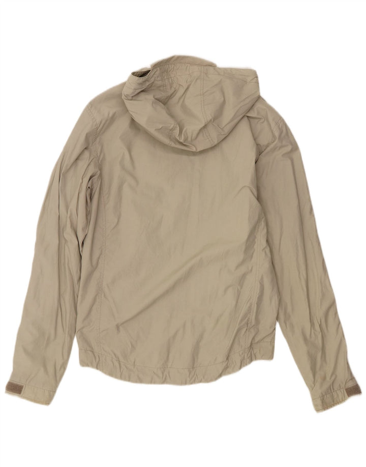 Lyle & Scott Chaqueta impermeable con capucha para hombre UK 36 Small Beige Nylon