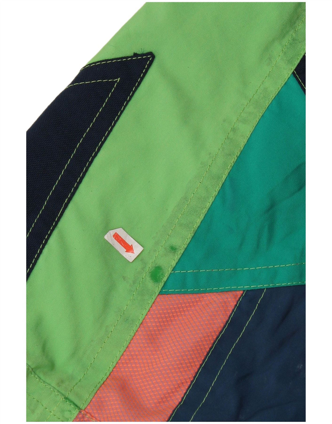Colmar - Chaqueta de esquí con capucha para hombre IT 52 Large Green Colourblock
