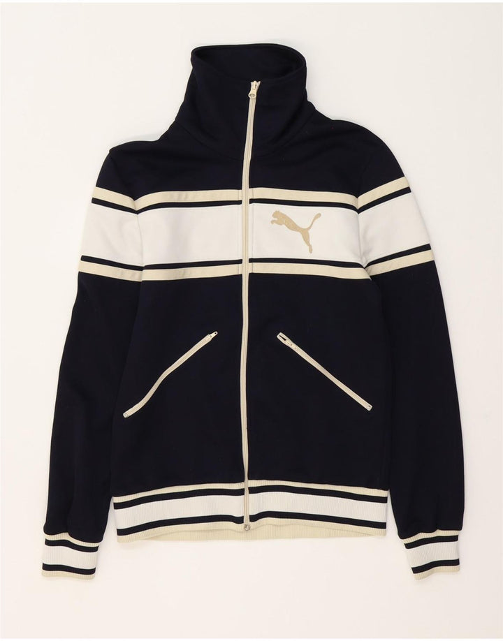 PUMA Chaqueta de chándal para hombre XS Azul marino Colorblock