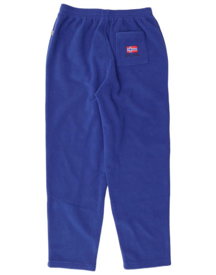 Spalding Pantalones de chándal de forro polar para mujer UK 44 Poliéster azul grande