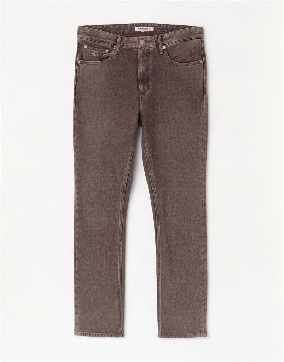 Tommy Hilfiger Vaqueros rectos para hombre W33 L32 Algodón gris